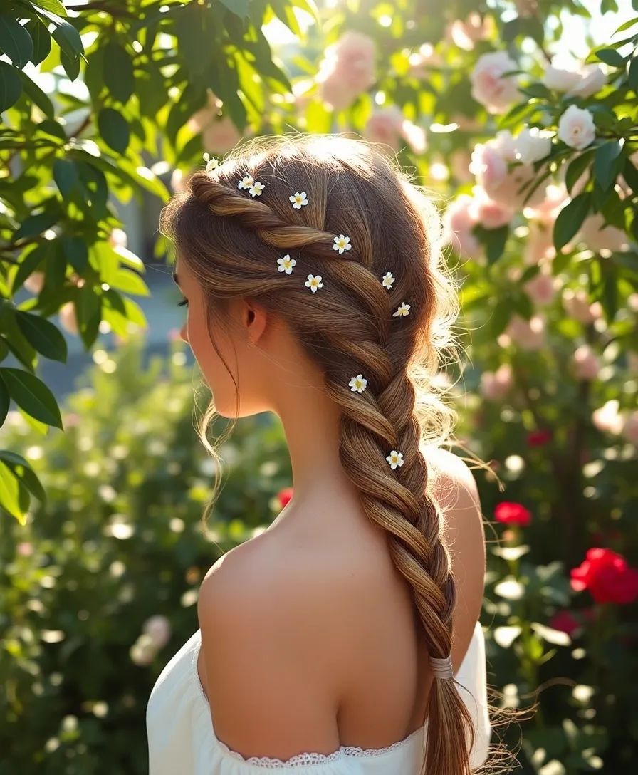 22 Princess Hairstyles That'll Make You Feel Like Royalty (You'll Want to Try #7!) - 8. Twisted Halo Braid