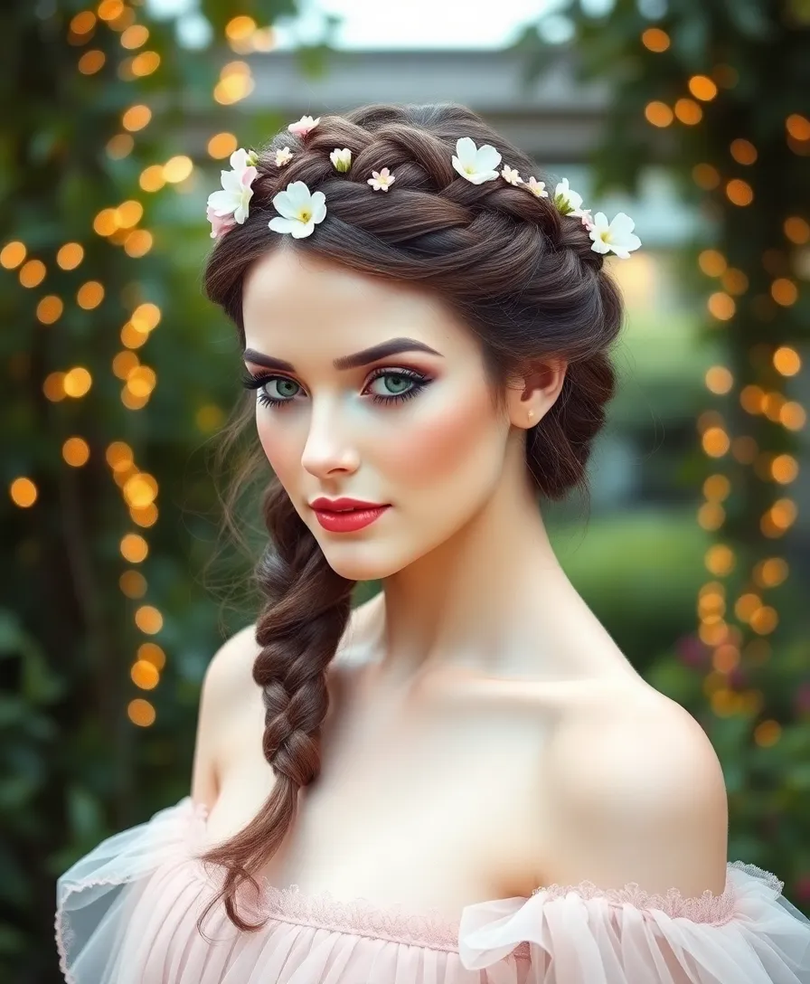 22 Retro Hairstyles That Will Make You the Star of Every '70s Party! - 22. The Vintage Braid Crown