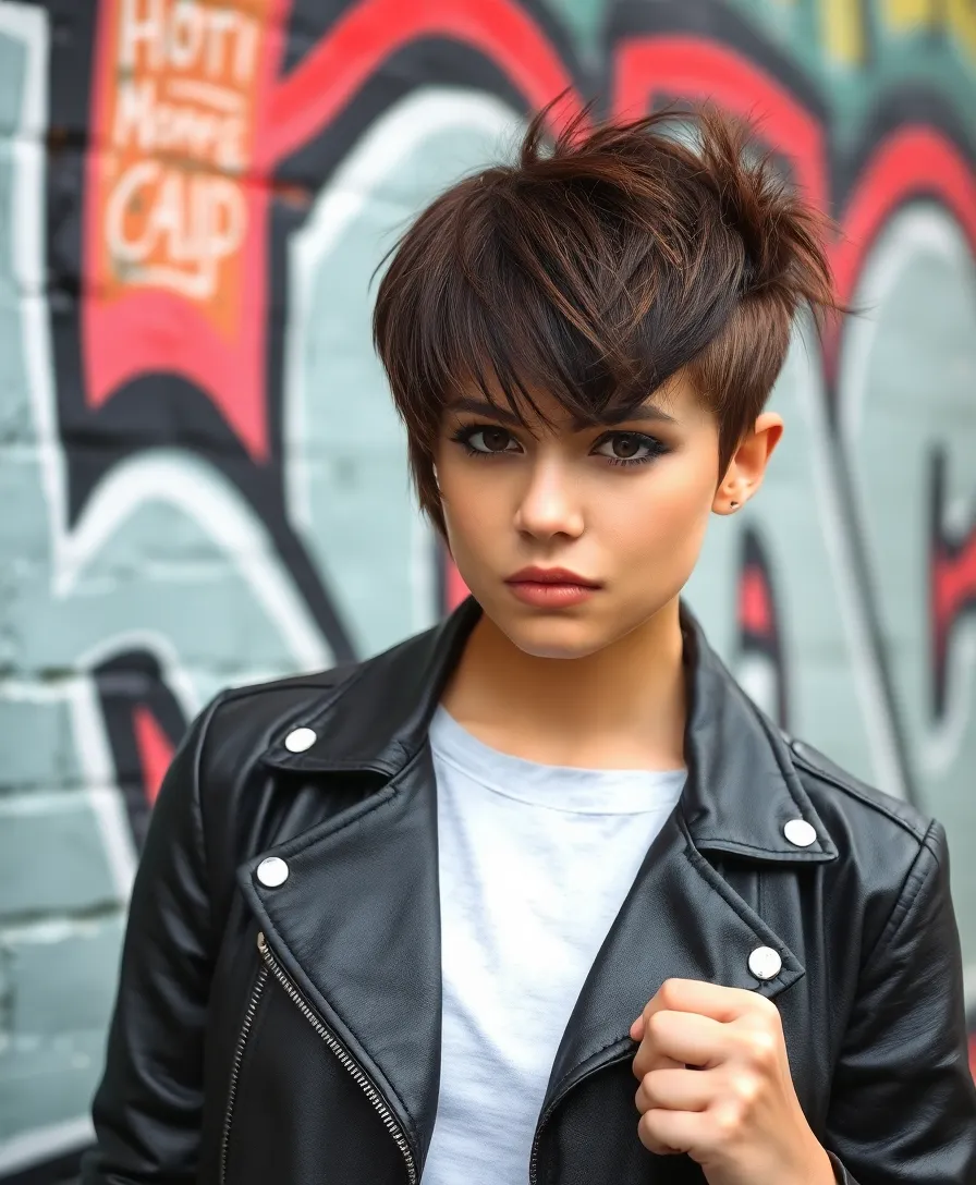 21 Chic Side Bangs Hairstyles You Need to Try This Season (You Won't Believe #8!) - 5. Edgy Shag with Choppy Side Bangs