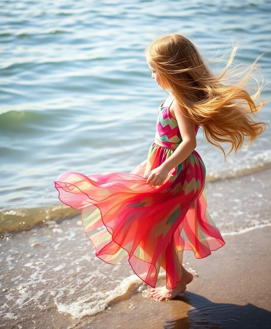 22 Enchanting Princess Hairstyles for Kids That Will Make Her Feel Like Royalty! - 5. Mermaid Waves