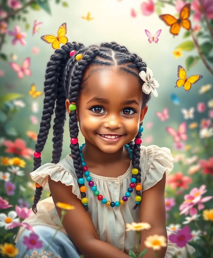 22 Enchanting Princess Hairstyles for Kids That Will Make Her Feel Like Royalty! - 8. Princess Twist Braids