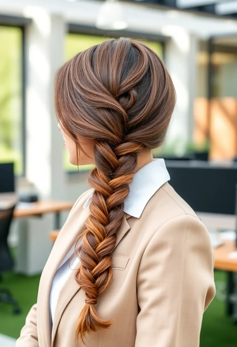 15 Quick Hairstyles for Work That'll Get You Out the Door in Minutes! - 14. Quick Fishtail Braid