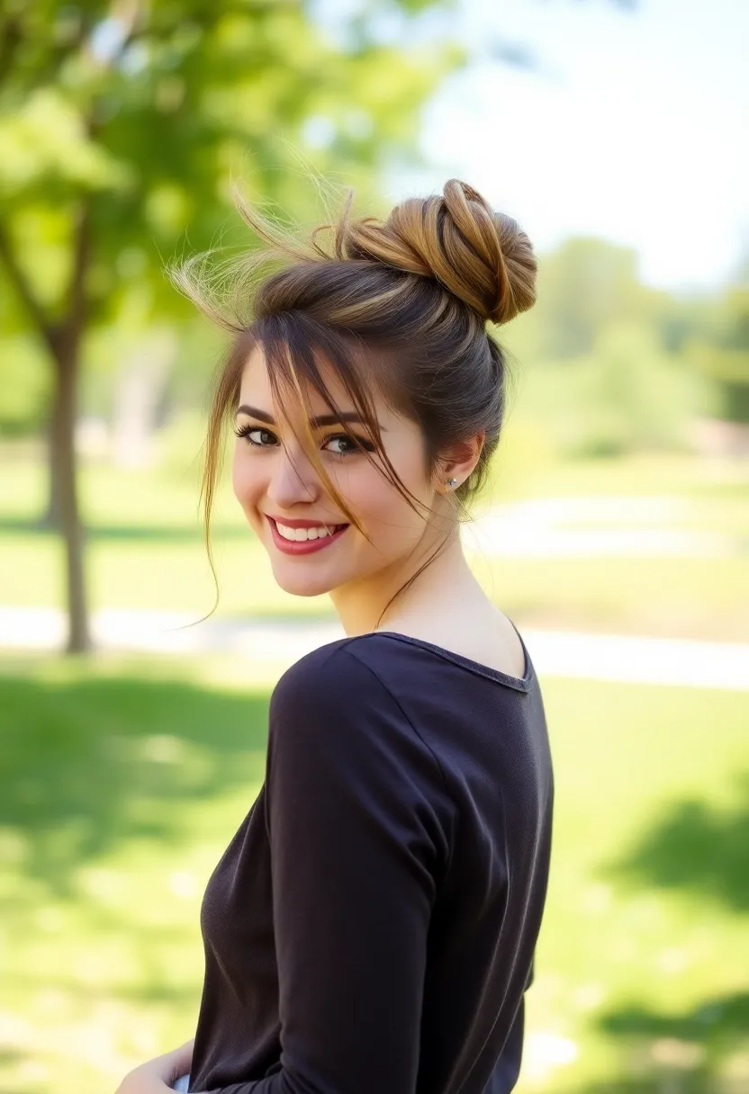 10 Quick Hairstyles You Can Master in Under 5 Minutes (Your Friends Will Be Jealous!) - 1. Messy Bun