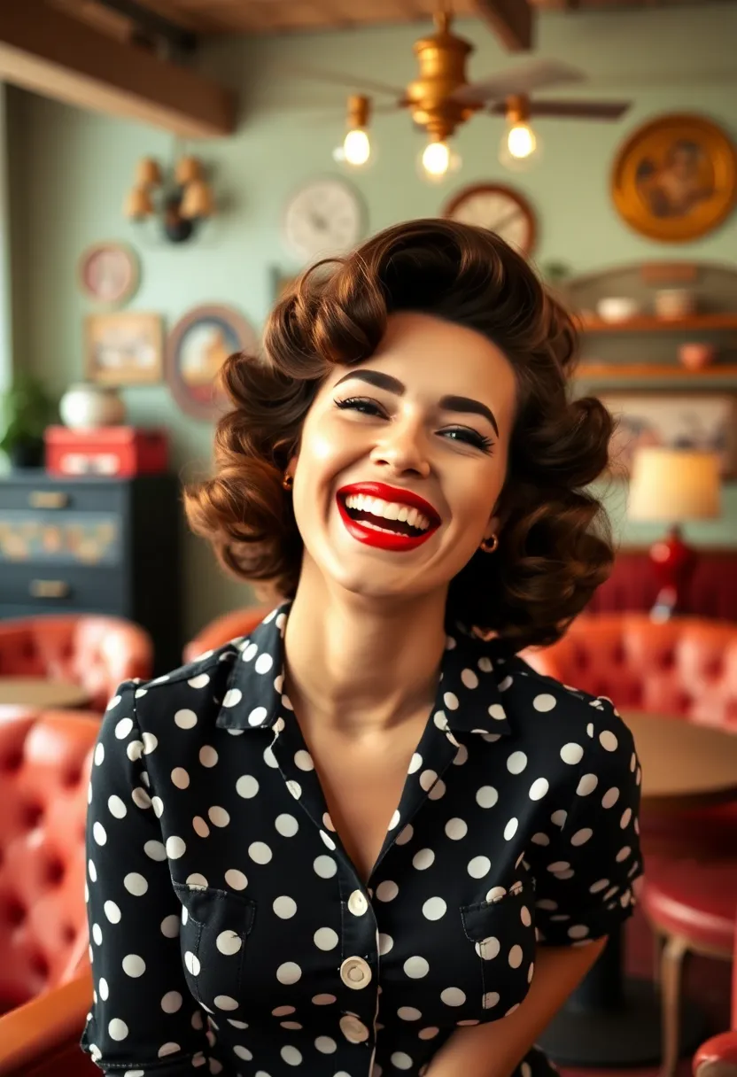21 Stunning Pin Up Hairstyles You Can Master at Home (Don't Miss #13!) - 7. The Sassy 1940s Curl
