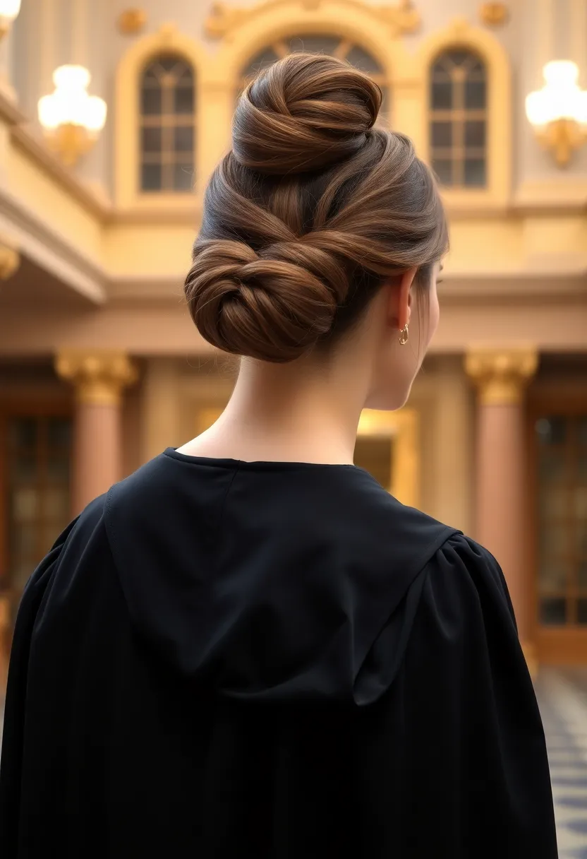 20 Trendy Graduation Hairstyles You Need to Try (Especially #5!) - 6. Classic Chignon