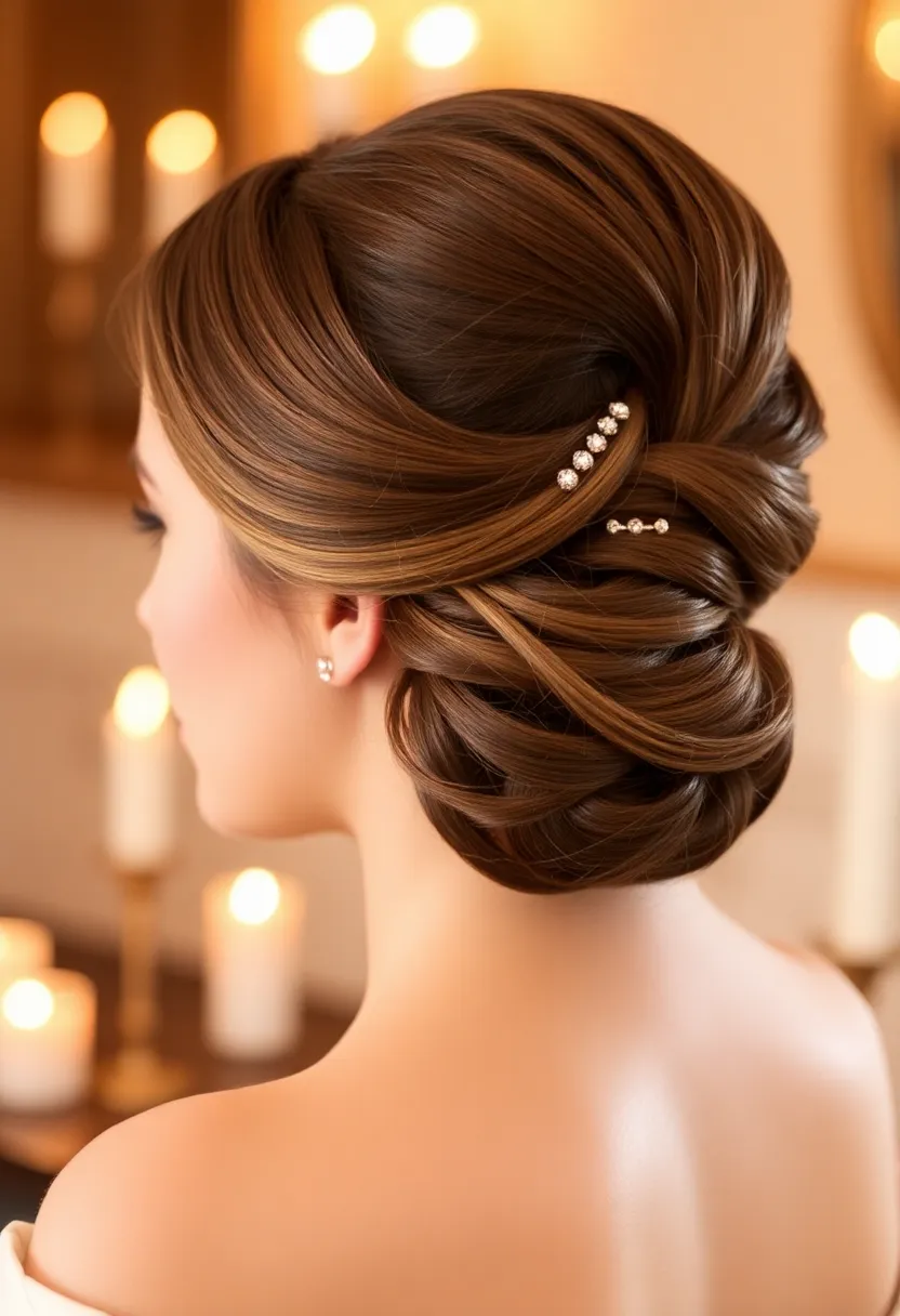 20 Stunning Prom Hairstyles That'll Make You the Belle of the Ball! (#7 Is a Showstopper!) - 1. Classic Chignon