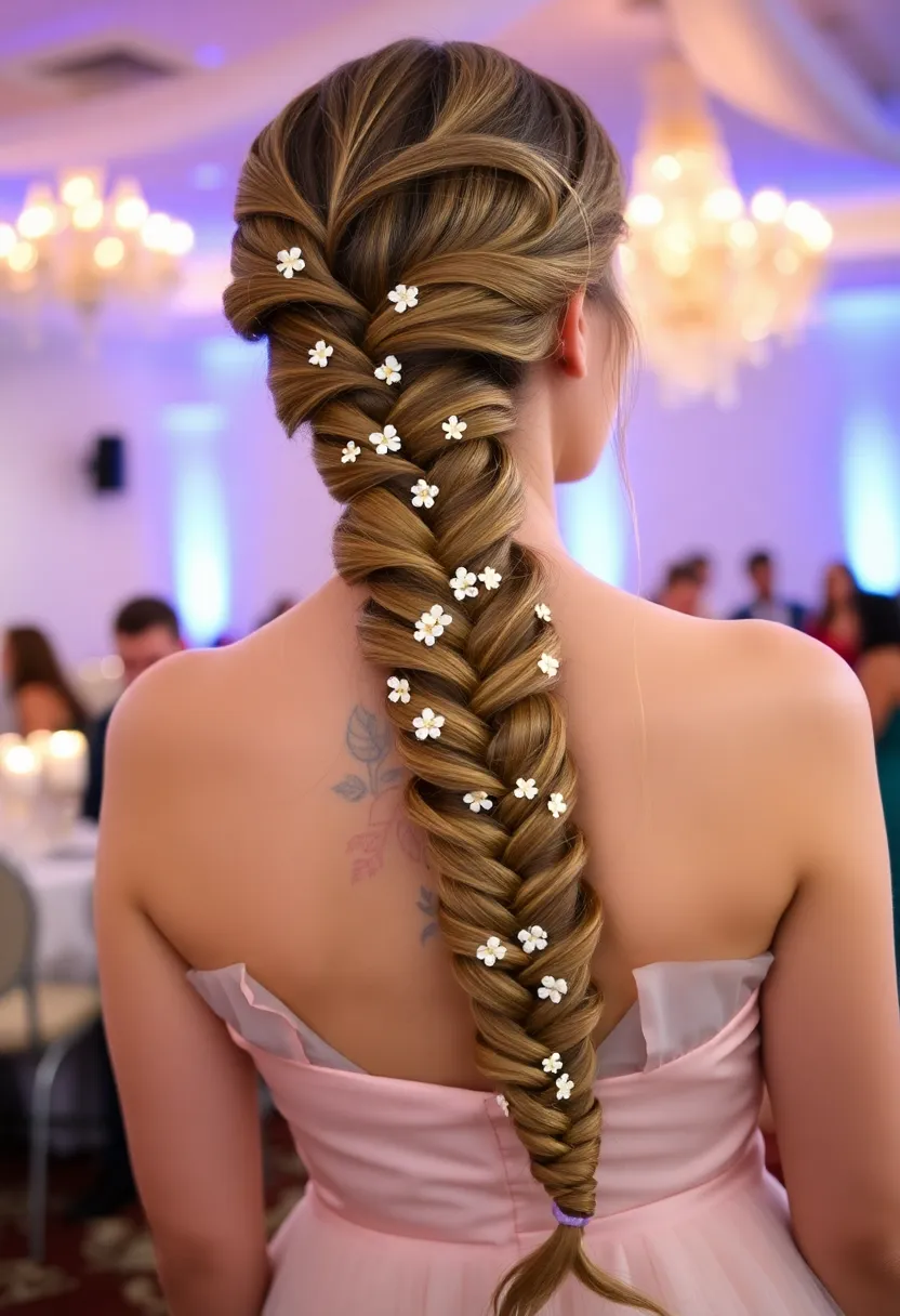 20 Stunning Prom Hairstyles That'll Make You the Belle of the Ball! (#7 Is a Showstopper!) - 4. Fishtail Braid