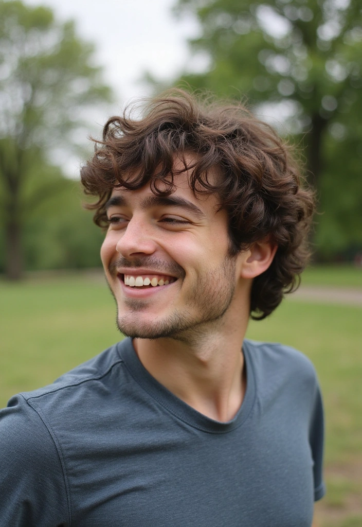21 Curly Hairstyles for Men That Will Turn Heads (You Won't Believe #15!) - 8. Curly Fringe