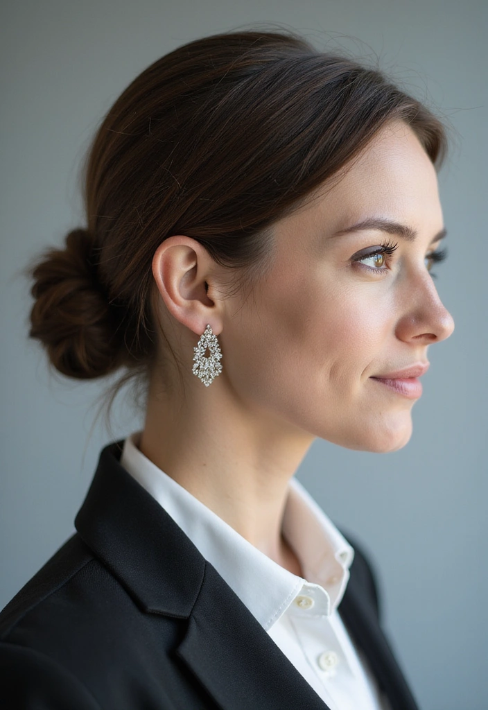 21 Business Casual Hairstyles That'll Elevate Your Work Look Instantly (You Won't Believe #11!) - 7. The Chignon
